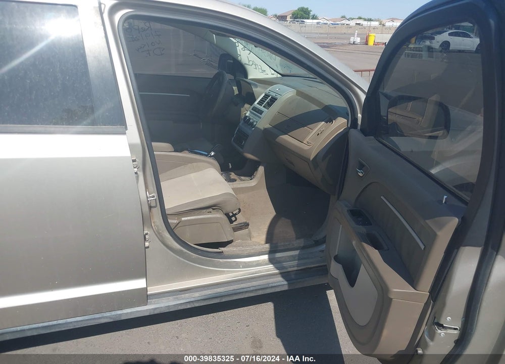 2009 DODGE JOURNEY SXT VIN: 3D4GG57V39T159106