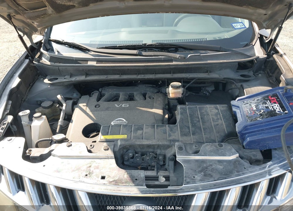 2010 NISSAN MURANO VIN: JN8AZ1MU4AW000308