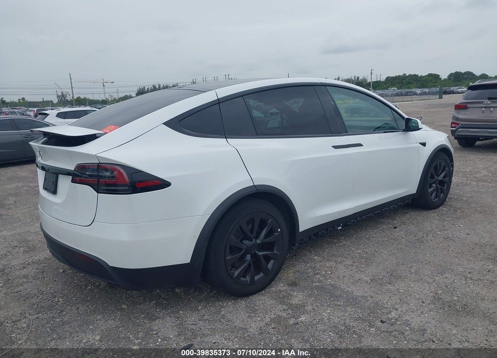 2022 TESLA MODEL X DUAL MOTOR ALL-WHEEL DRIVE VIN: 7SAXCBE50NF357227