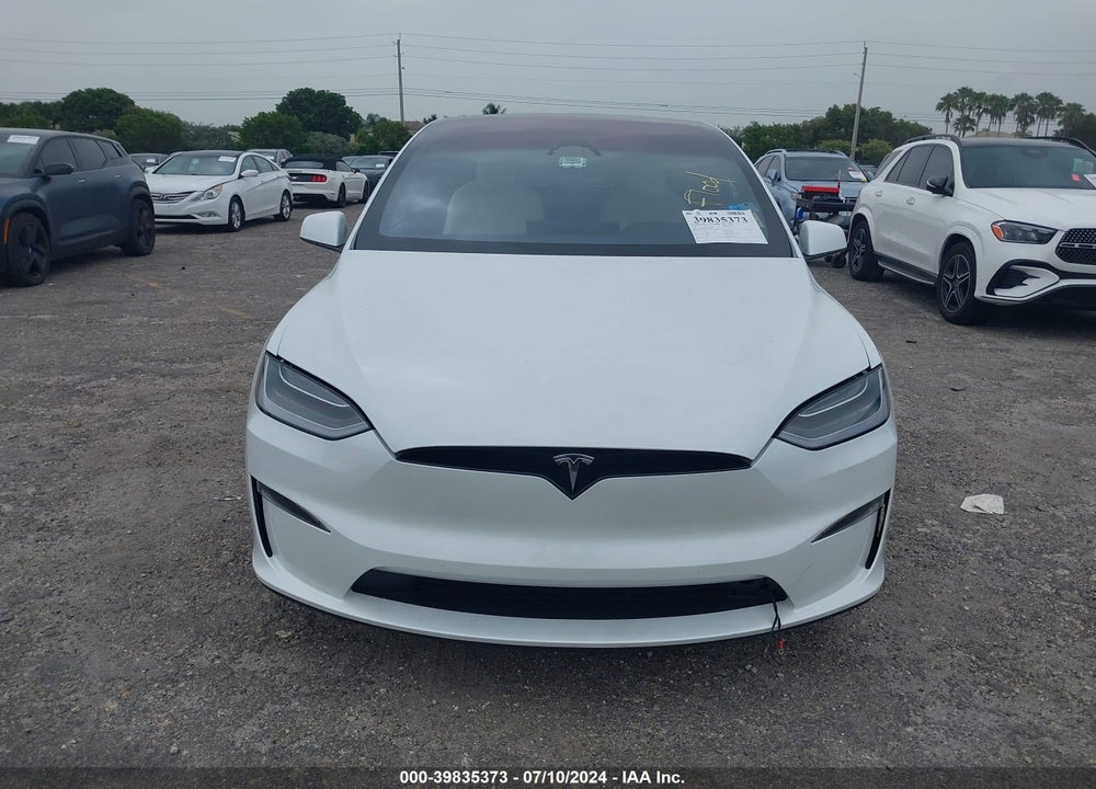 2022 TESLA MODEL X DUAL MOTOR ALL-WHEEL DRIVE VIN: 7SAXCBE50NF357227