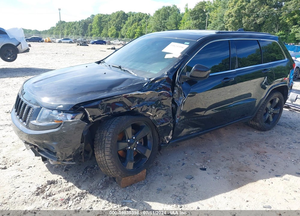 2014 JEEP GRAND CHEROKEE ALTITUDE VIN: 1C4RJFAG0EC506663