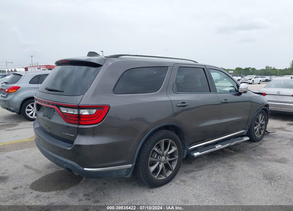 2014 DODGE DURANGO LIMITED VIN: 1C4RDHDG0EC390895