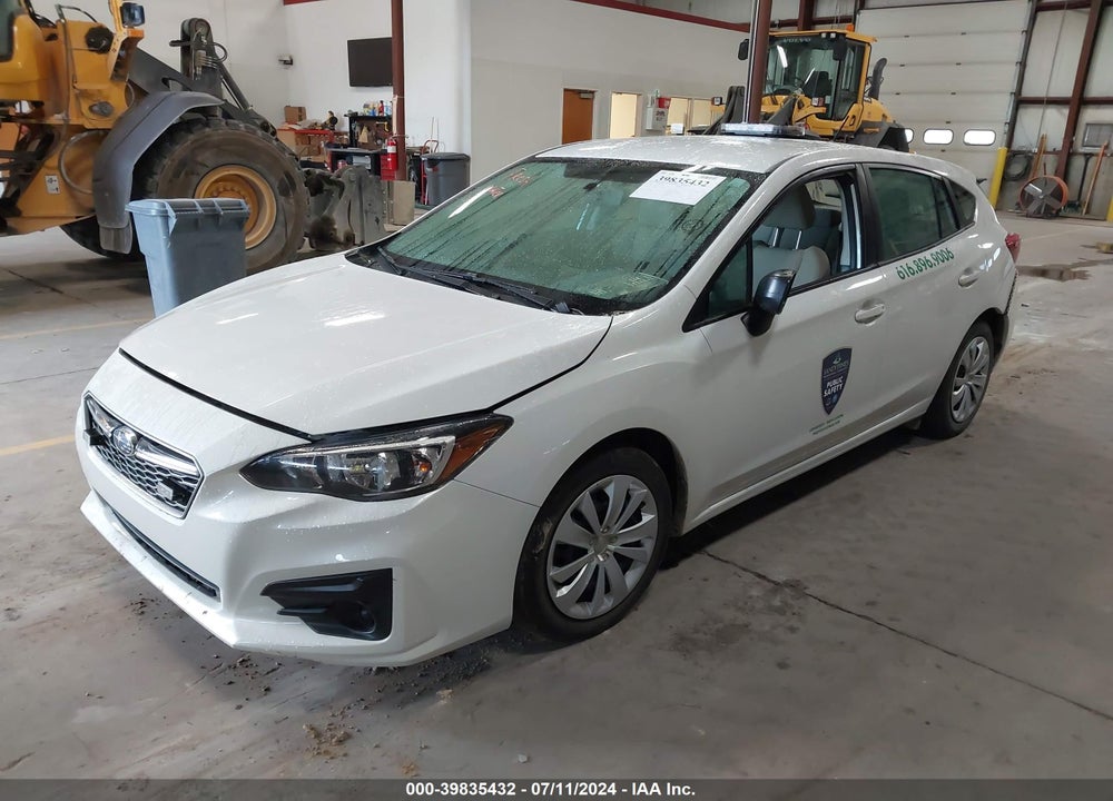 2019 SUBARU IMPREZA 2.0I VIN: 4S3GTAA64K3727559