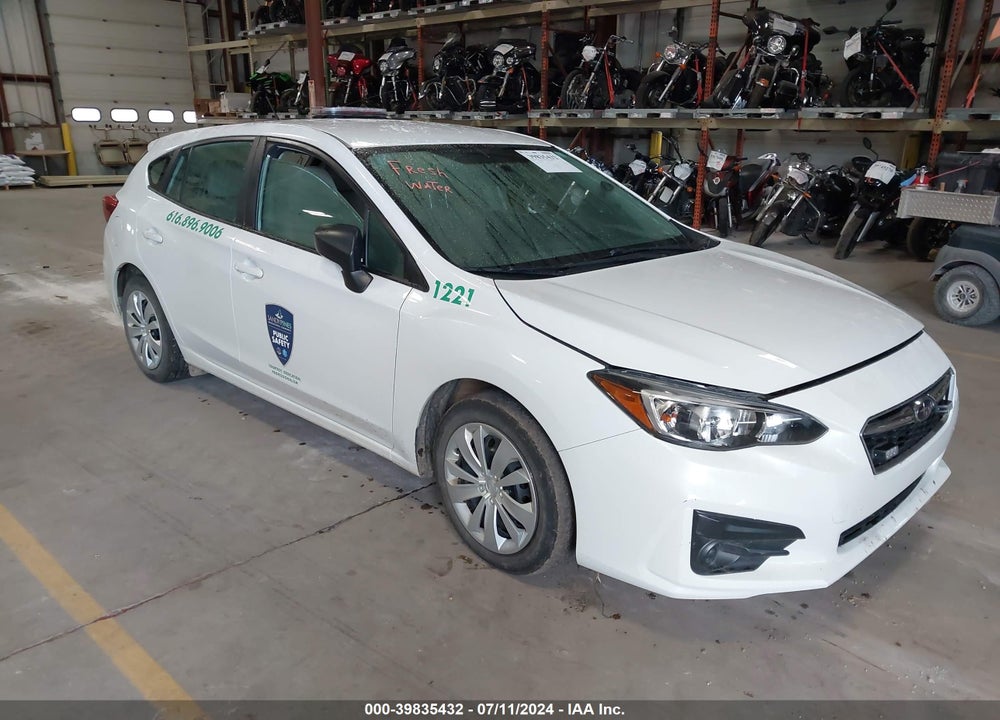 2019 SUBARU IMPREZA 2.0I VIN: 4S3GTAA64K3727559