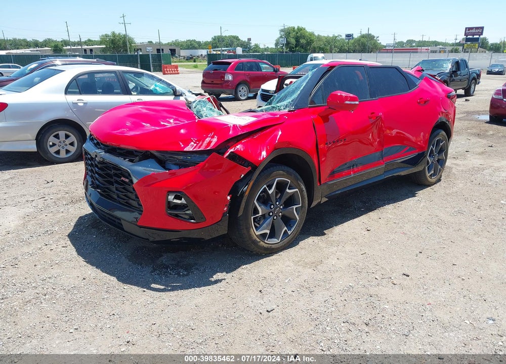 2022 CHEVROLET BLAZER AWD RS VIN: 3GNKBKRS6NS117947
