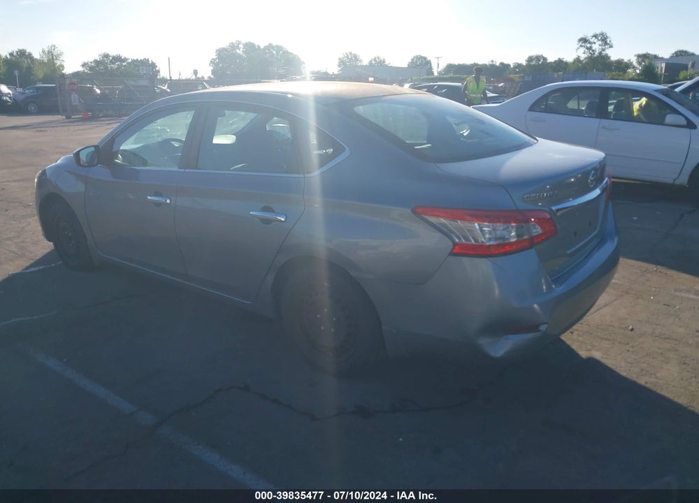 2013 NISSAN SENTRA SV VIN: 3N1AB7AP1DL626719