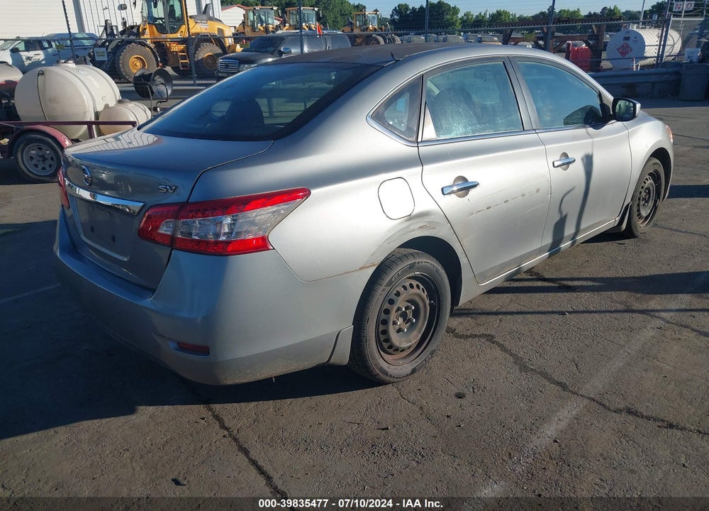 2013 NISSAN SENTRA SV VIN: 3N1AB7AP1DL626719