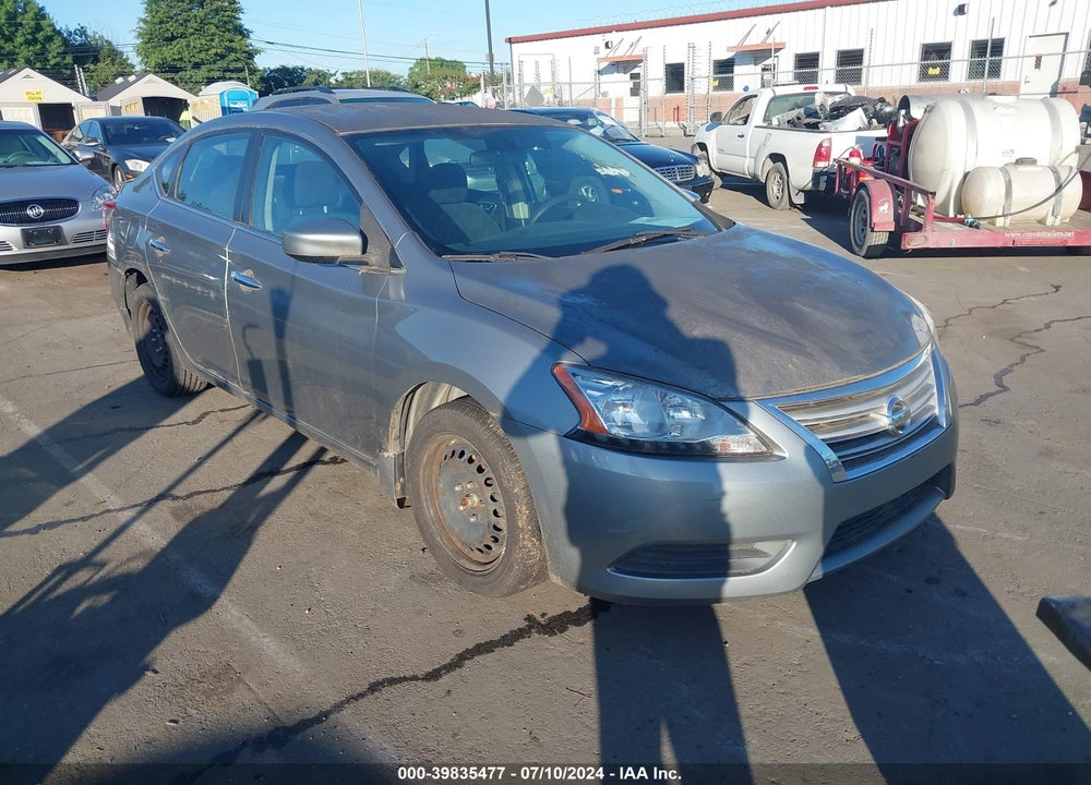 2013 NISSAN SENTRA SV VIN: 3N1AB7AP1DL626719