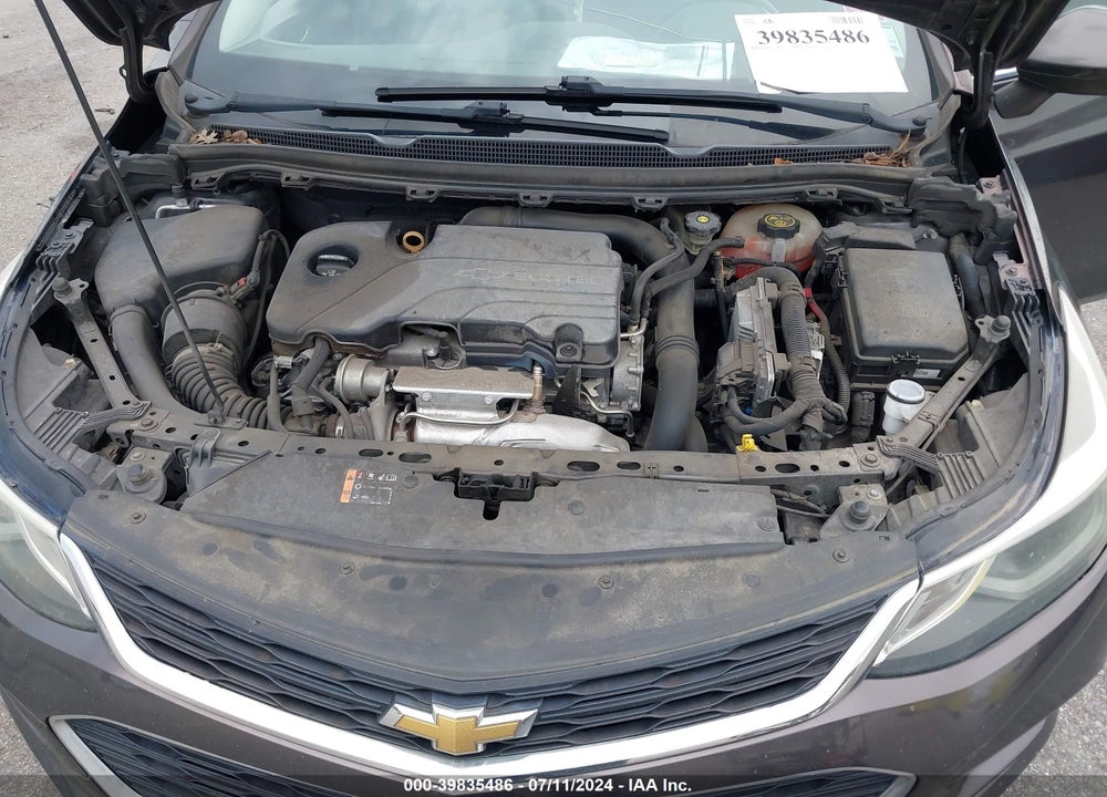 2017 CHEVROLET CRUZE LT AUTO VIN: 1G1BE5SM1H7181936