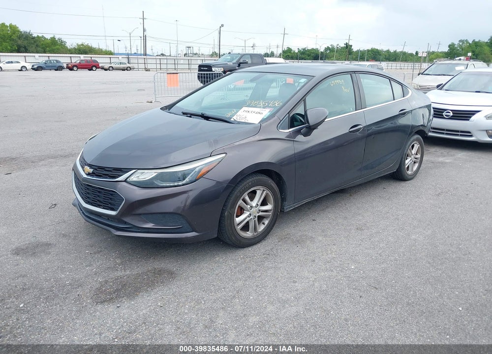 2017 CHEVROLET CRUZE LT AUTO VIN: 1G1BE5SM1H7181936