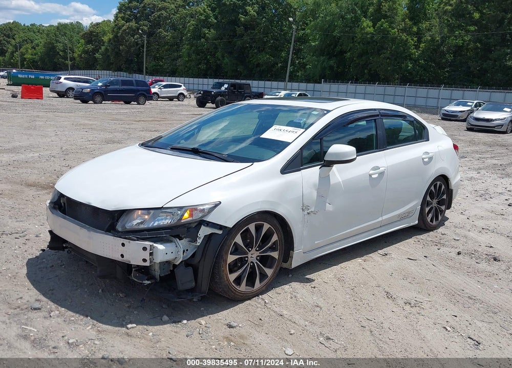 2013 HONDA CIVIC SI VIN: 2HGFB6E58DH703358