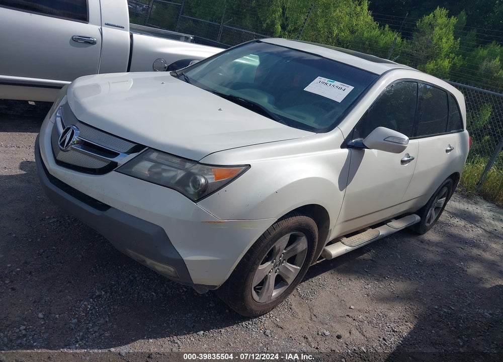 2009 ACURA MDX SPORT PACKAGE VIN: 2HNYD28709H520058