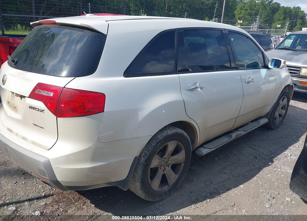 2009 ACURA MDX SPORT PACKAGE VIN: 2HNYD28709H520058