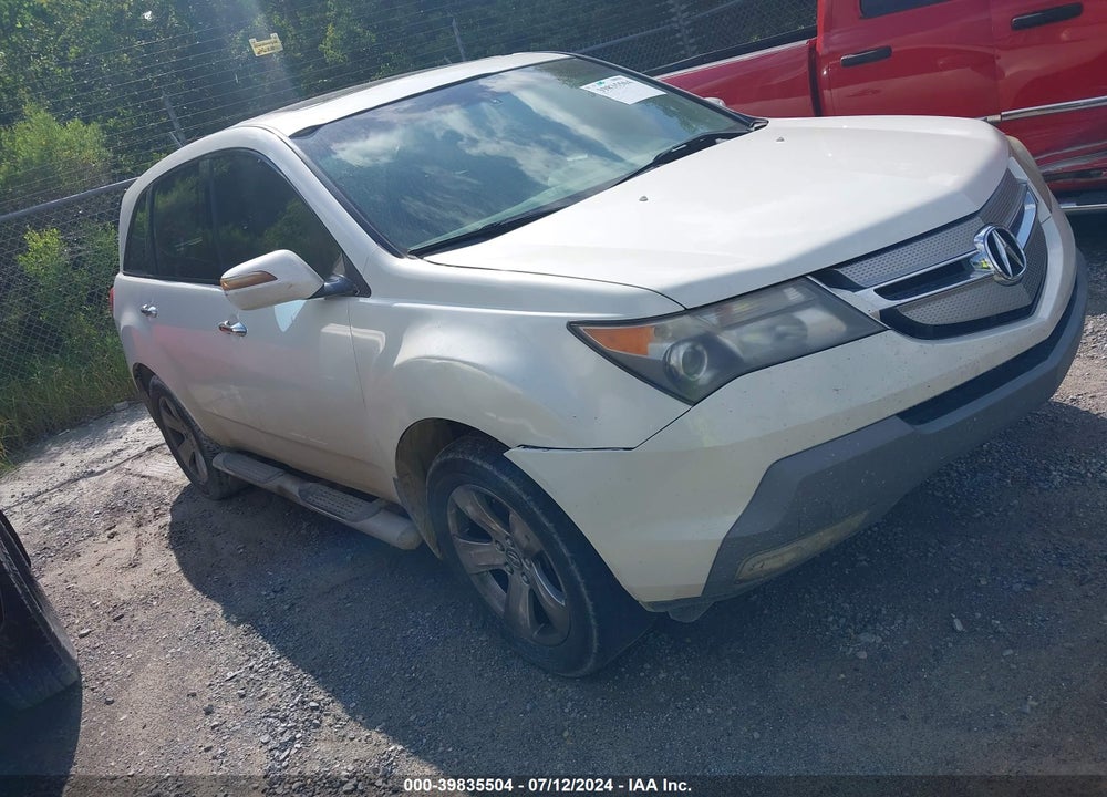 2009 ACURA MDX SPORT PACKAGE VIN: 2HNYD28709H520058