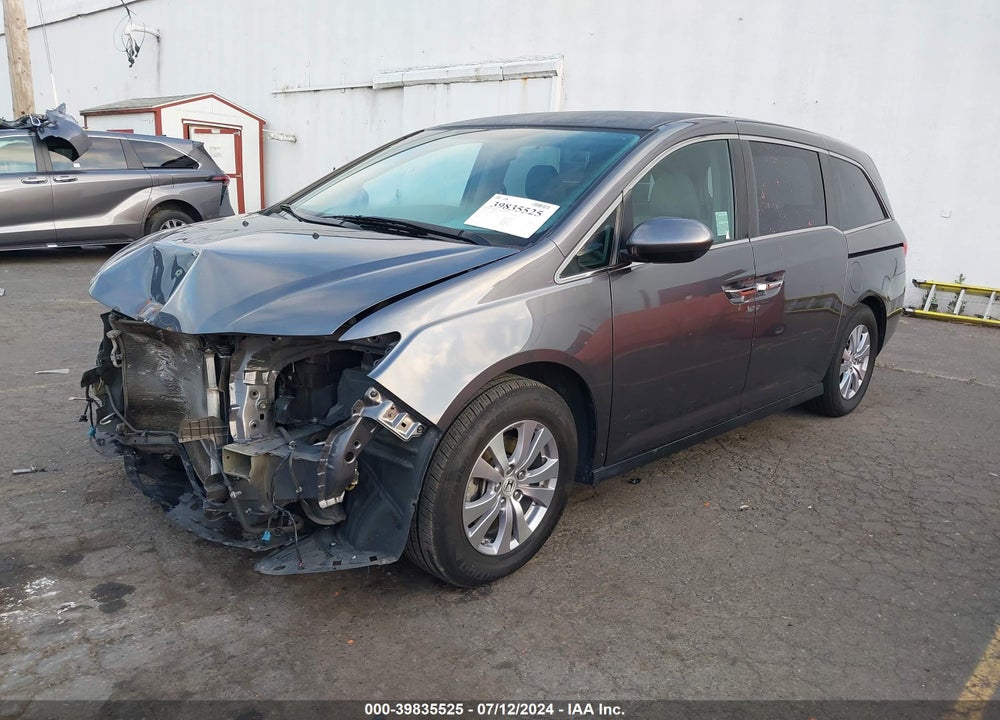 2016 HONDA ODYSSEY SE VIN: 5FNRL5H39GB114150
