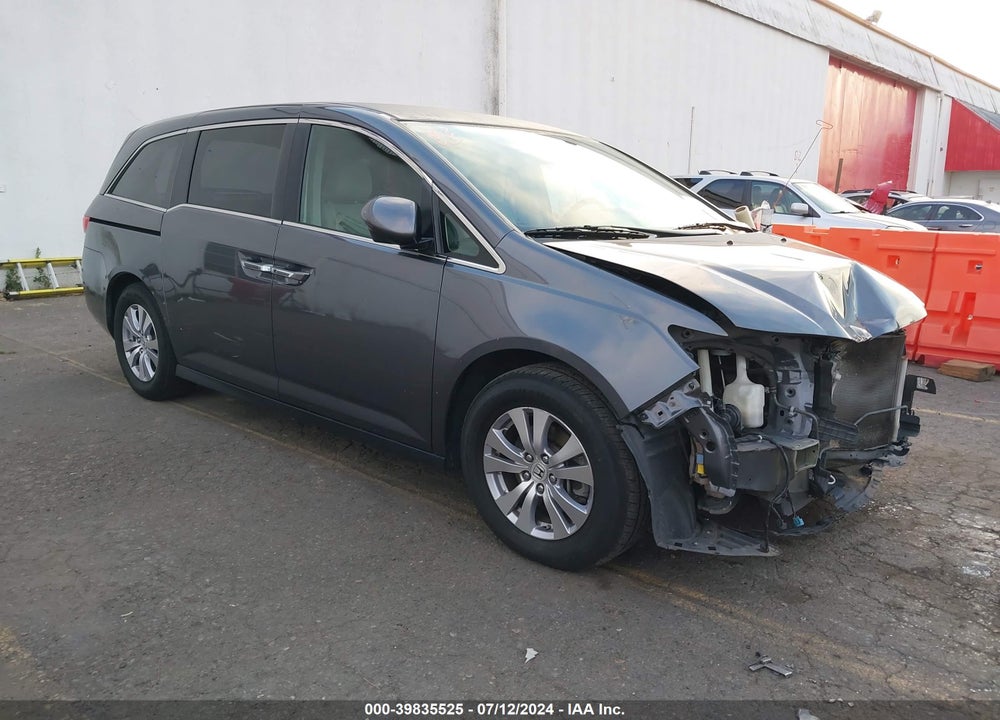 2016 HONDA ODYSSEY SE VIN: 5FNRL5H39GB114150
