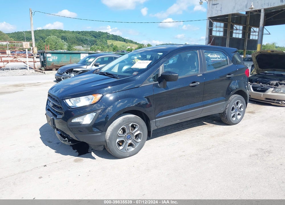 2022 FORD ECOSPORT S VIN: MAJ6S3FL1NC464031