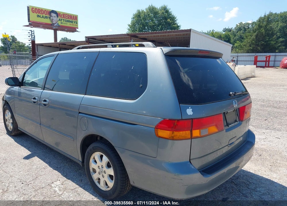 2002 HONDA ODYSSEY EX VIN: 5FNRL18612B023353
