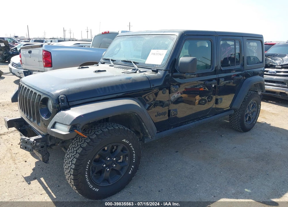 2021 JEEP WRANGLER UNLIMITED WILLYS 4X4 VIN: 1C4HJXDG9MW712591