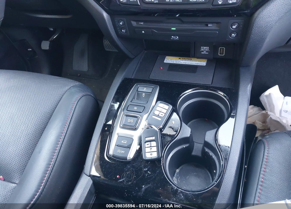 2021 HONDA PILOT AWD BLACK EDITION VIN: 5FNYF6H72MB062237