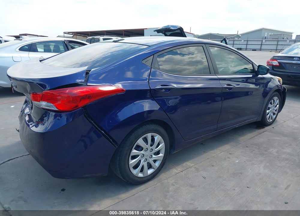 2013 HYUNDAI ELANTRA GLS VIN: 5NPDH4AE6DH203429