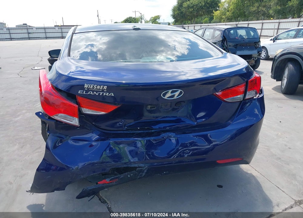 2013 HYUNDAI ELANTRA GLS VIN: 5NPDH4AE6DH203429