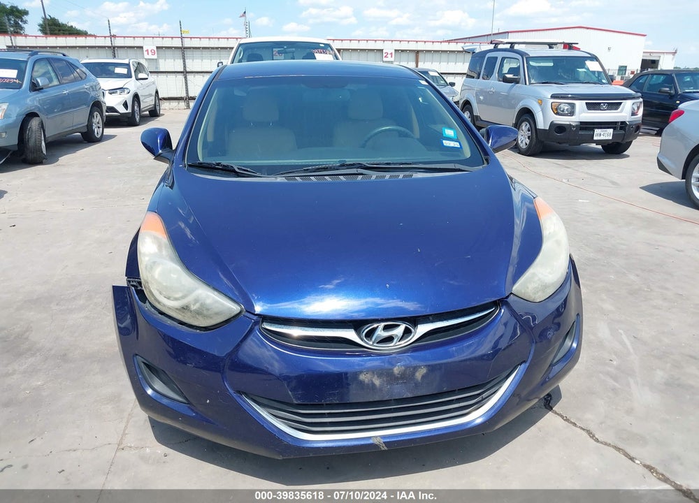 2013 HYUNDAI ELANTRA GLS VIN: 5NPDH4AE6DH203429