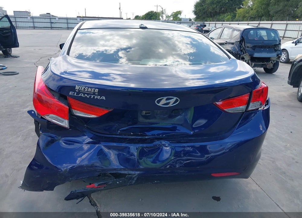 2013 HYUNDAI ELANTRA GLS VIN: 5NPDH4AE6DH203429