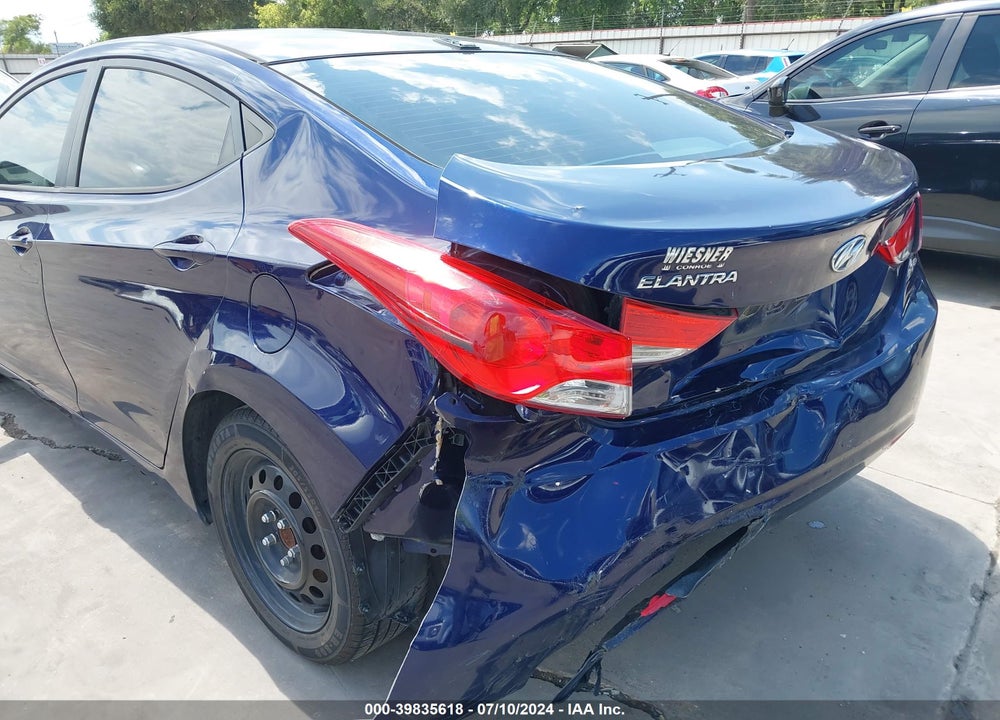 2013 HYUNDAI ELANTRA GLS VIN: 5NPDH4AE6DH203429