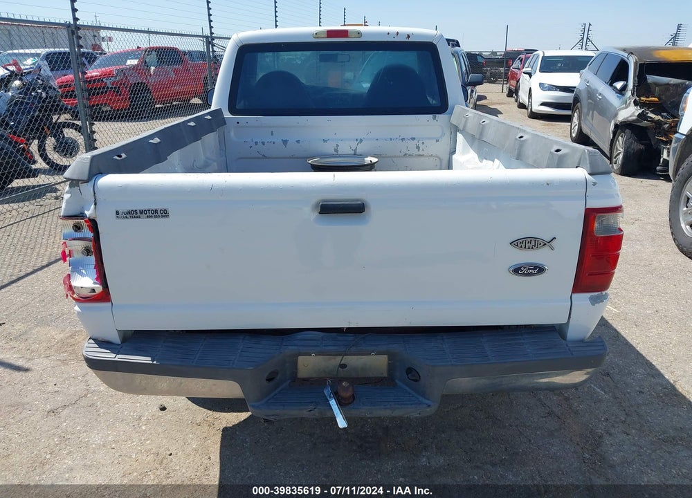 2001 FORD RANGER XL/XLT VIN: 1FTYR10D31TA81500