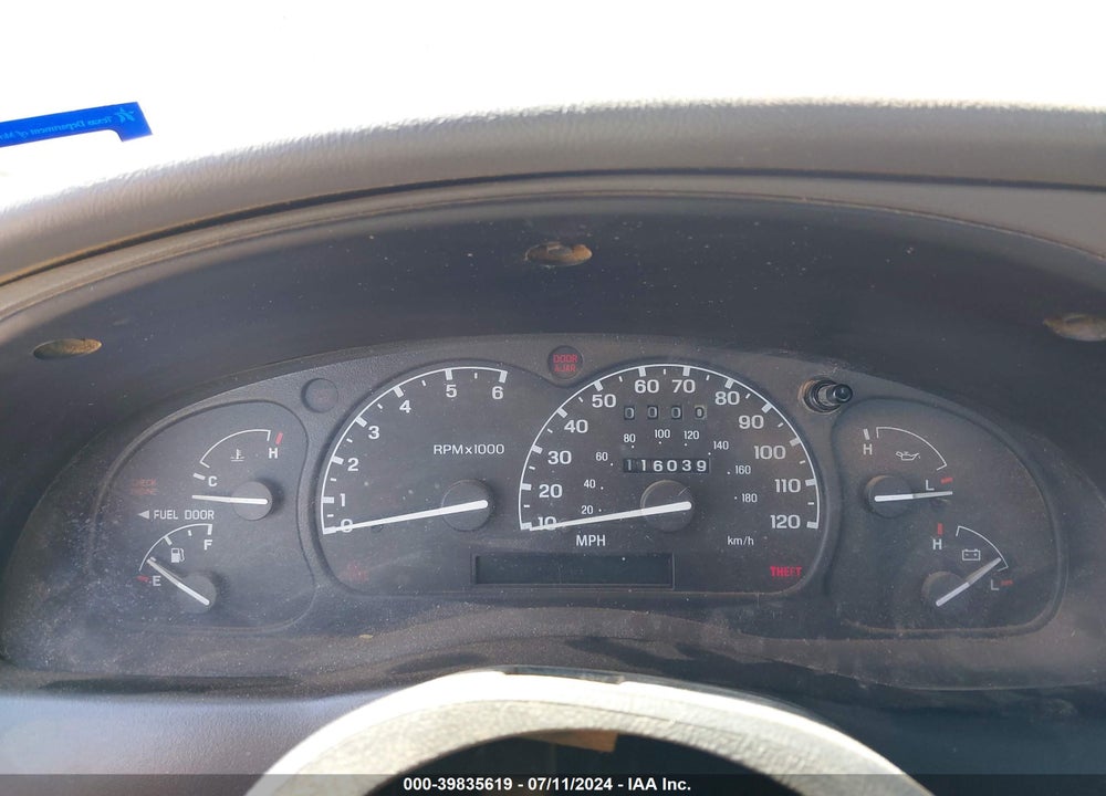 2001 FORD RANGER XL/XLT VIN: 1FTYR10D31TA81500