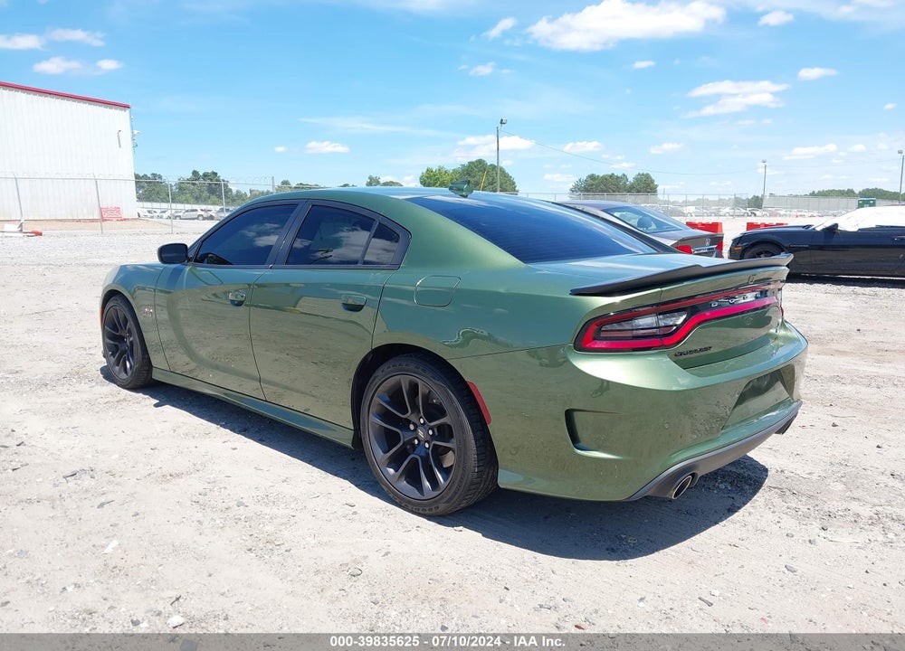 2021 DODGE CHARGER SCAT PACK RWD VIN: 2C3CDXGJXMH557724