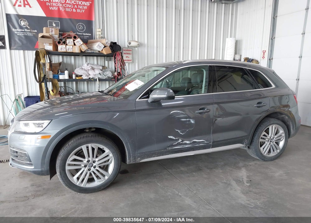 2018 AUDI Q5 2.0T PREMIUM/2.0T TECH PREMIUM VIN: WA1BNAFY9J2170970