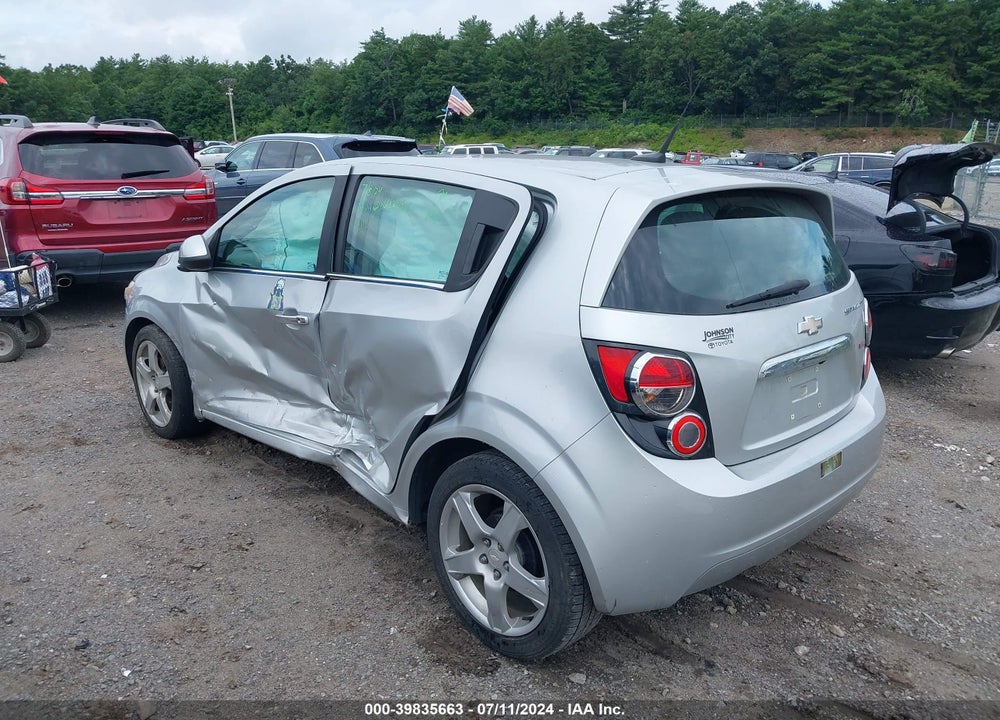 2014 CHEVROLET SONIC LTZ AUTO VIN: 1G1JE6SBXE4219600