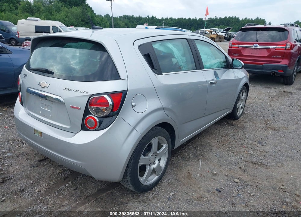 2014 CHEVROLET SONIC LTZ AUTO VIN: 1G1JE6SBXE4219600