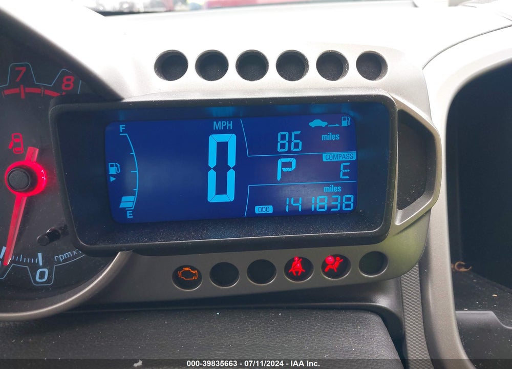 2014 CHEVROLET SONIC LTZ AUTO VIN: 1G1JE6SBXE4219600