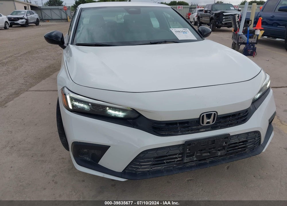 2022 HONDA CIVIC SPORT VIN: 2HGFE2F5XNH541197