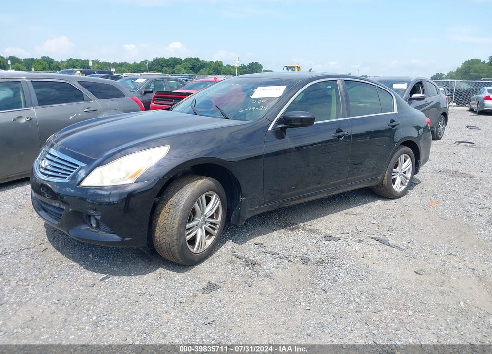 2012 INFINITI G37X VIN: JN1CV6AR1CM672373