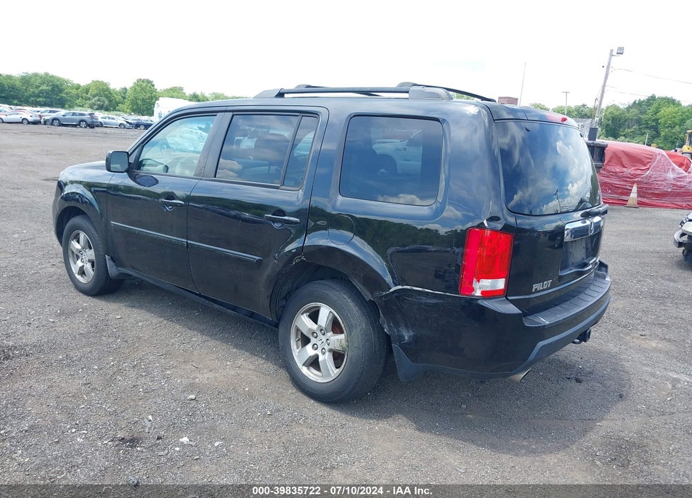 2009 HONDA PILOT EX-L VIN: 5FNYF48649B039612