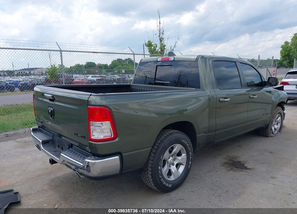 2020 RAM 1500 BIG HORN 4X4 5'7 BOX VIN: 1C6SRFFT4LN367422