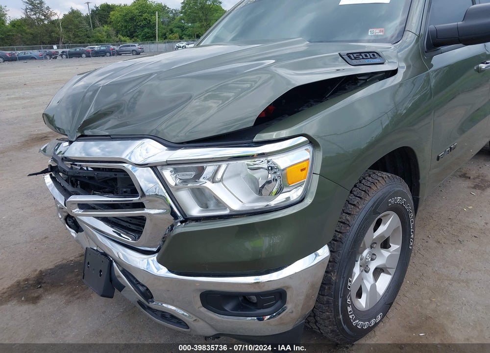 2020 RAM 1500 BIG HORN 4X4 5'7 BOX VIN: 1C6SRFFT4LN367422