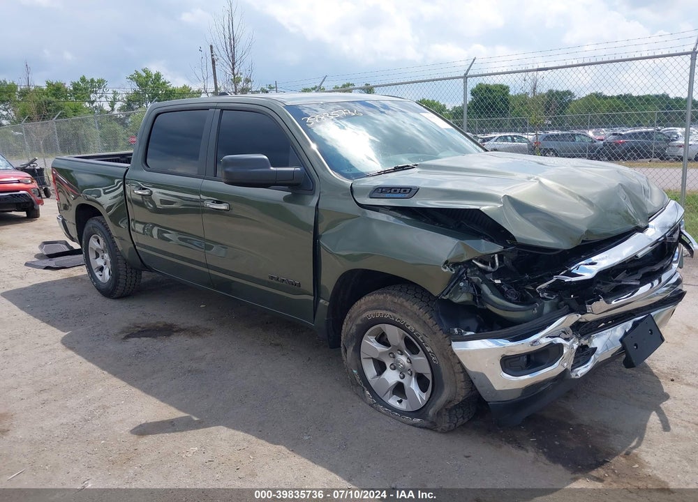 2020 RAM 1500 BIG HORN 4X4 5'7 BOX VIN: 1C6SRFFT4LN367422