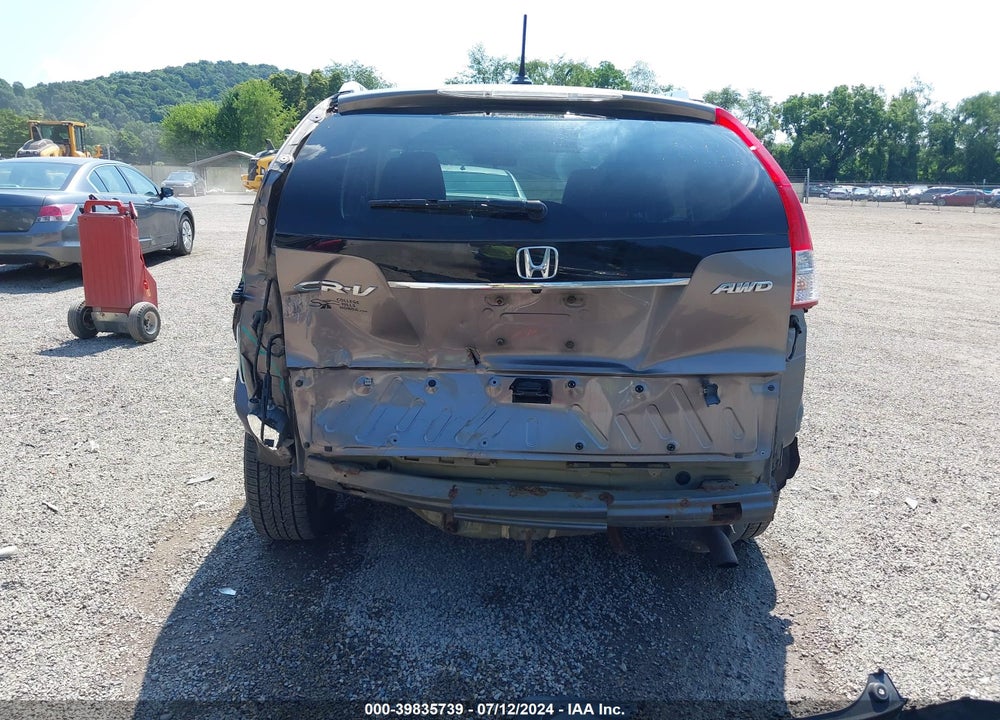 2012 HONDA CR-V EX-L VIN: 5J6RM4H78CL080293