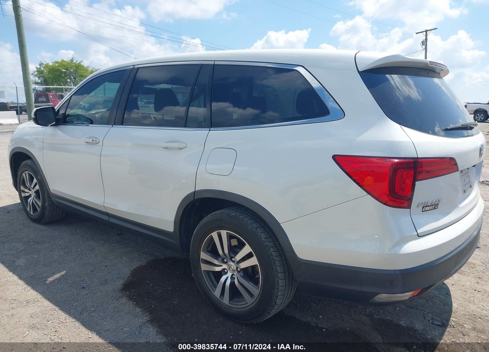 2017 HONDA PILOT EX-L VIN: 5FNYF5H53HB024658