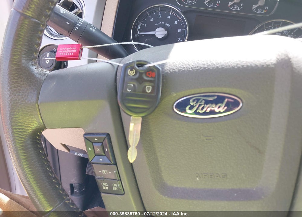 2012 FORD F-150 LARIAT VIN: 1FTFW1ET4CFA05172