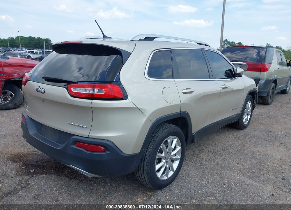 2015 JEEP CHEROKEE LIMITED VIN: 1C4PJMDS6FW630092