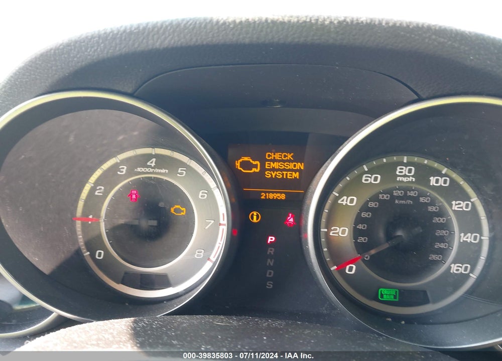 2011 ACURA MDX VIN: 2HNYD2H24BH512586
