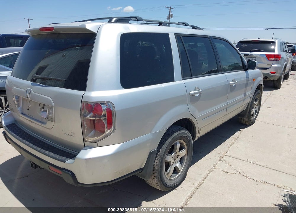 2006 HONDA PILOT VIN: 5FNYF28766B042231