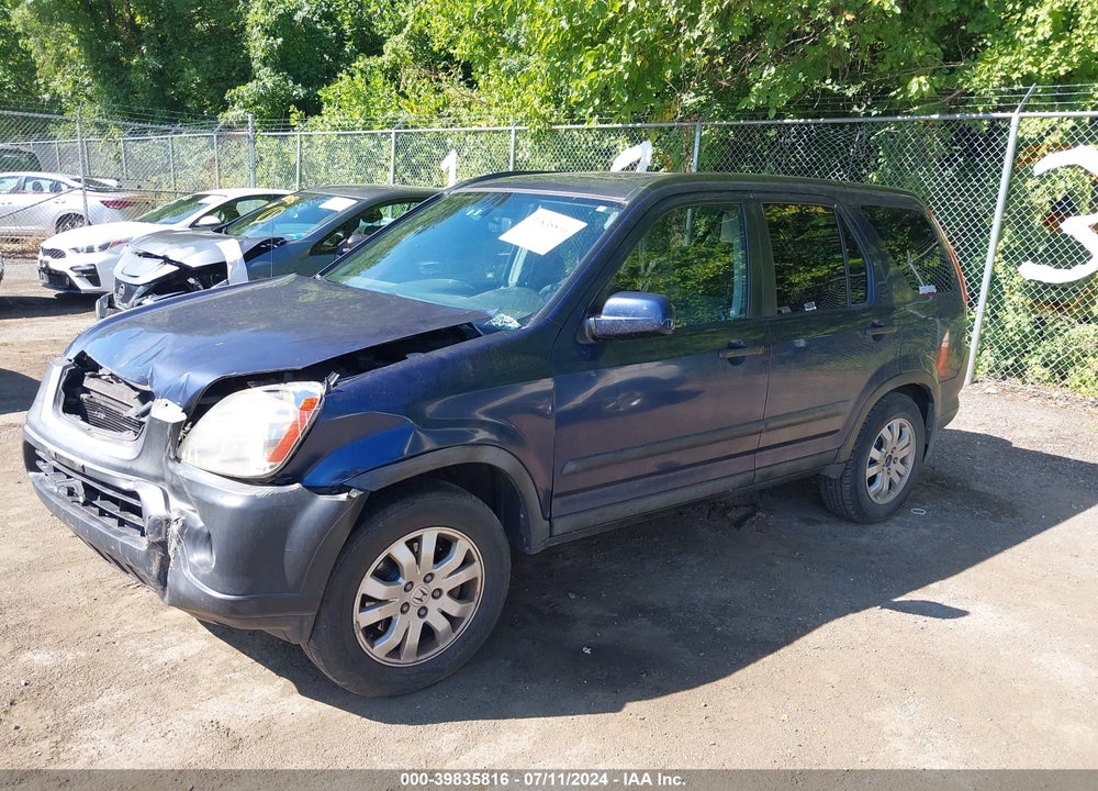 2005 HONDA CR-V EX VIN: SHSRD78855U341183