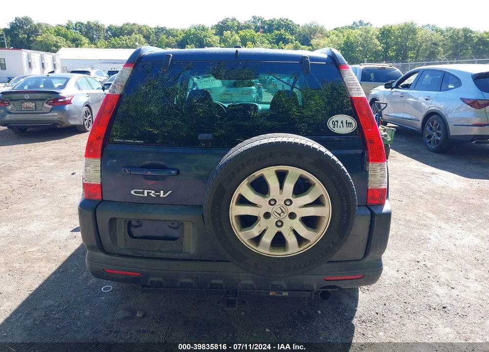 2005 HONDA CR-V EX VIN: SHSRD78855U341183